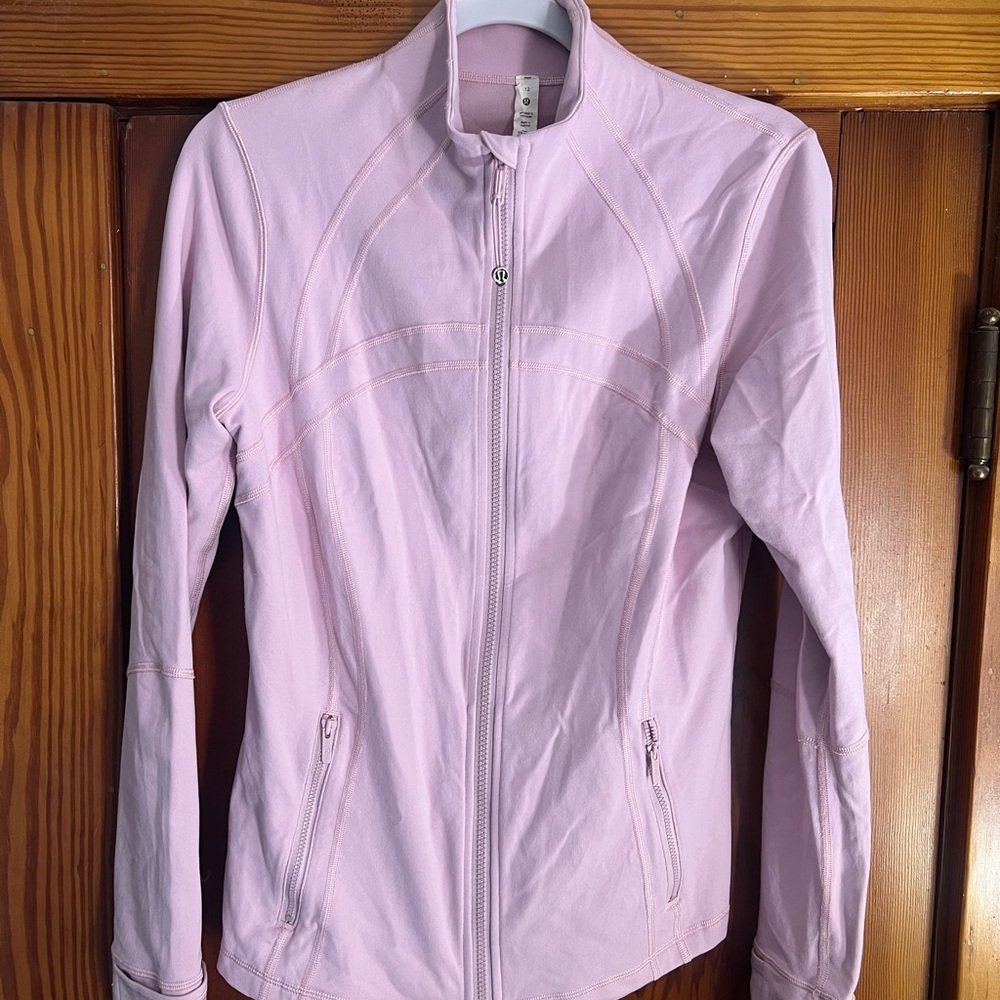 lululemon athletica Light Pink Zip-Up Define Jacket size 12